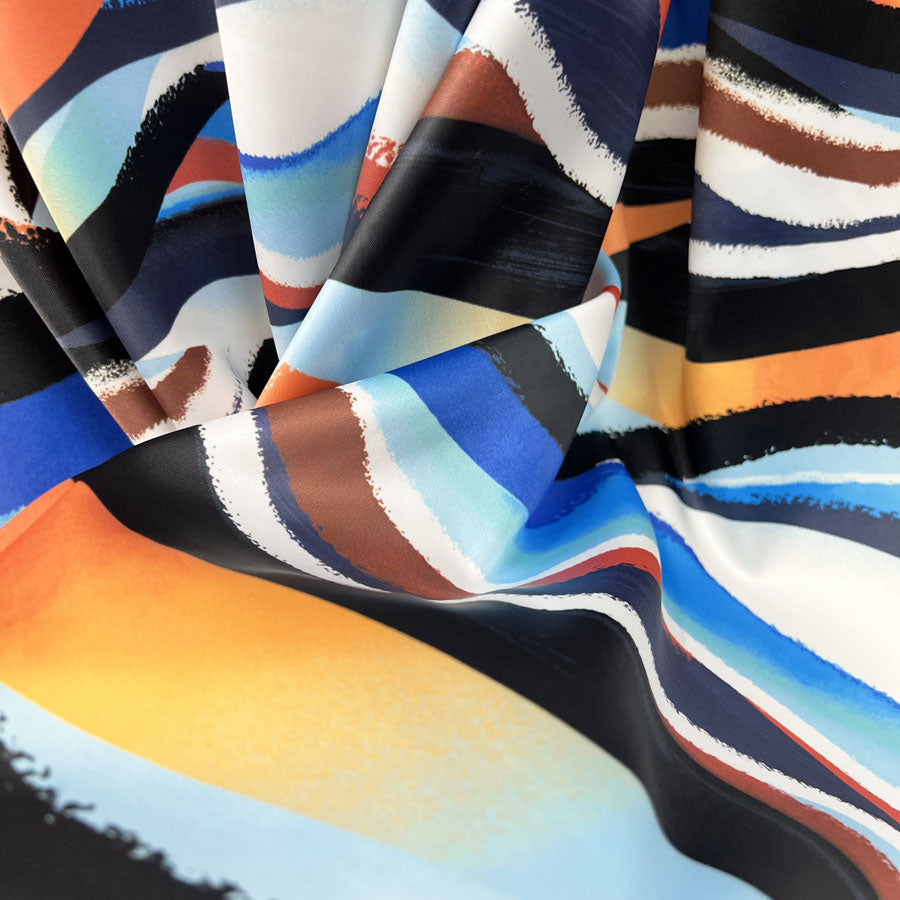 John Kaldor Satin Elastane Fabric Cruz Close Up2