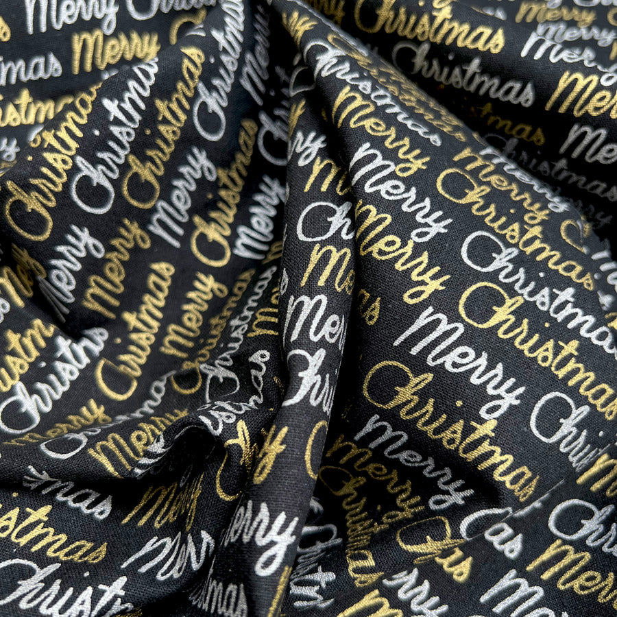 JL Christmas - Greetings Black