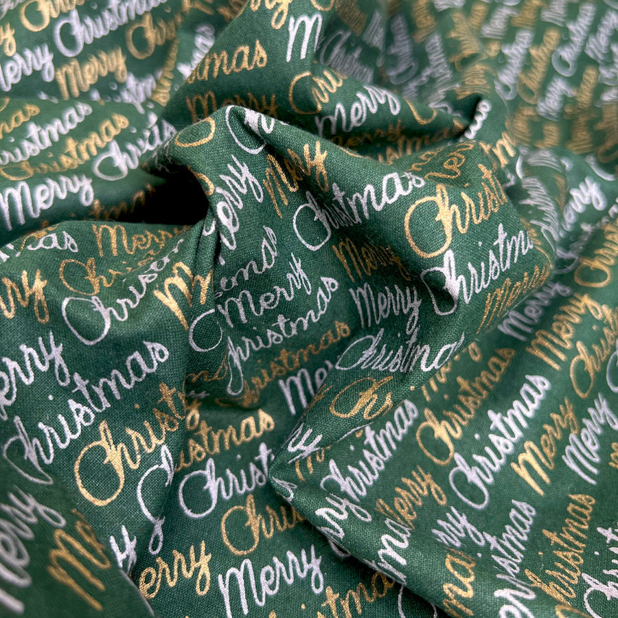 JL Christmas - Greetings Green