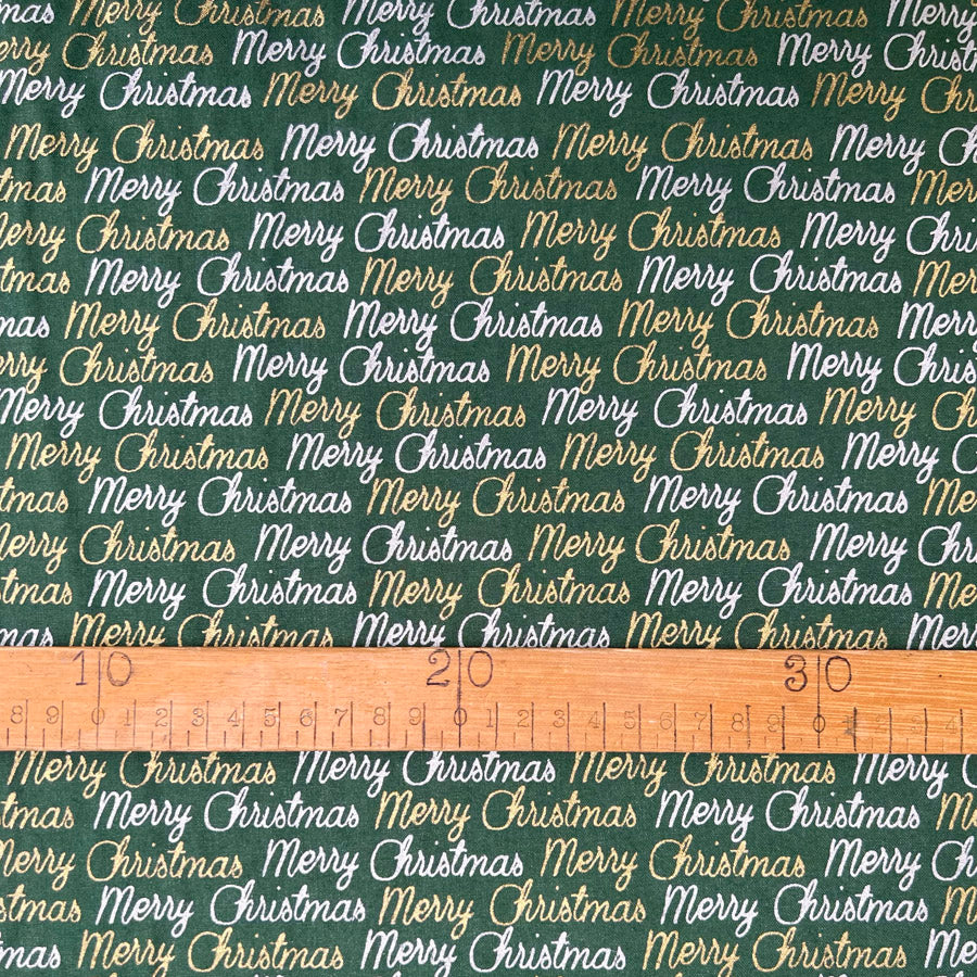 JL Christmas - Greetings Green