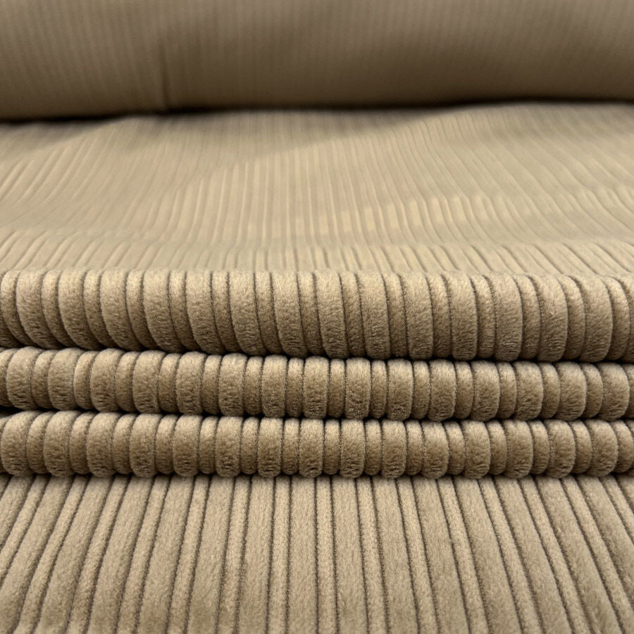 Jumbo Corduroy Stone 6 Wale Cotton Jacketing Fabric