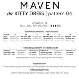 Maven - Kitty Dress Sewing Pattern