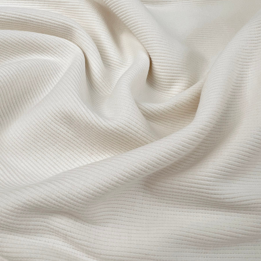 Cotton Ribbing - Cream
