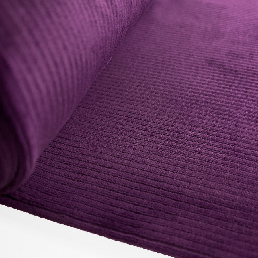 Austrian Cotton Velour Cord - Purple