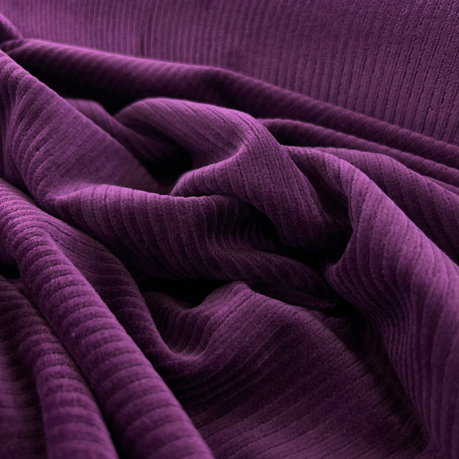 Austrian Cotton Velour Cord - Purple