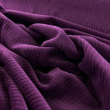 Austrian Cotton Velour Cord - Purple
