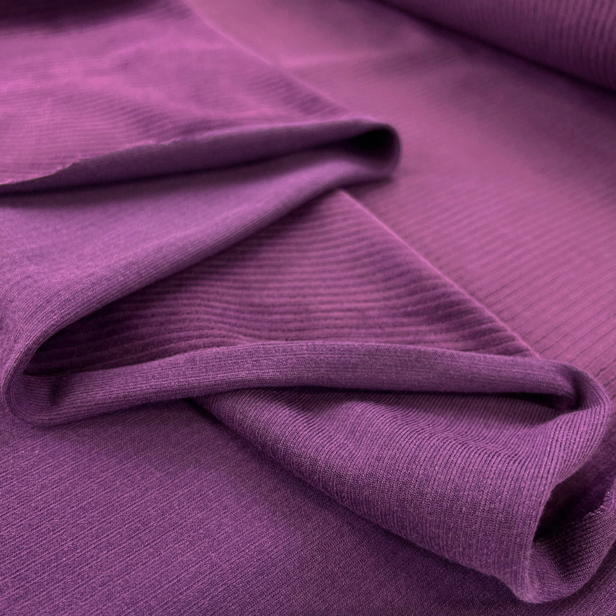 Austrian Cotton Velour Cord - Purple
