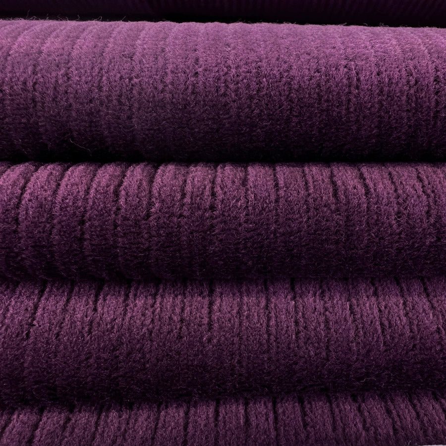 Austrian Cotton Velour Cord - Purple