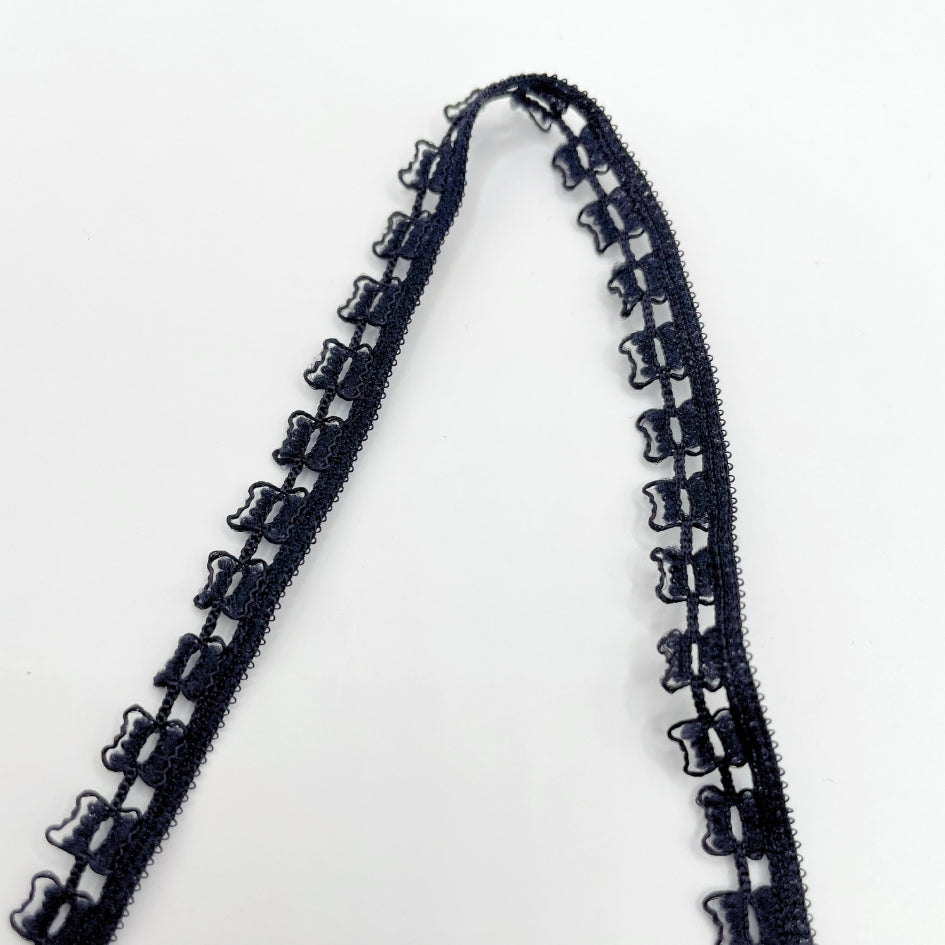 Lace Trim Edging - Abigail - Black