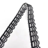 Lace Trim Edging - Holly - Black
