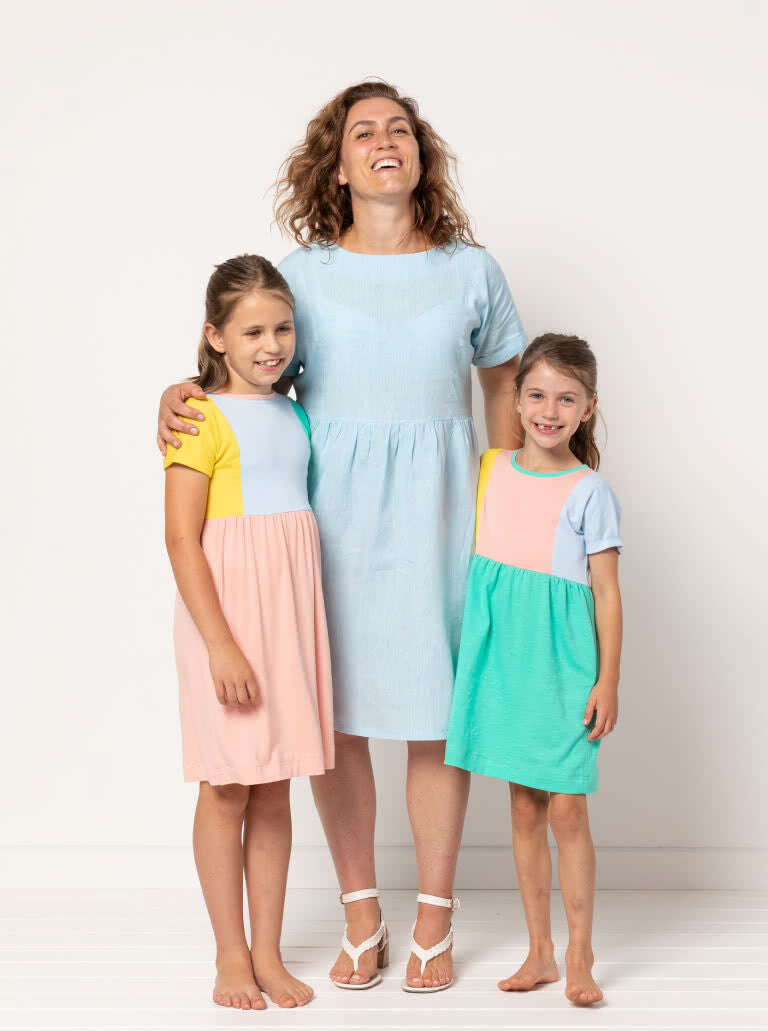 Style Arc - Lacey Kids Dress Pattern (UK Kids 1-8)