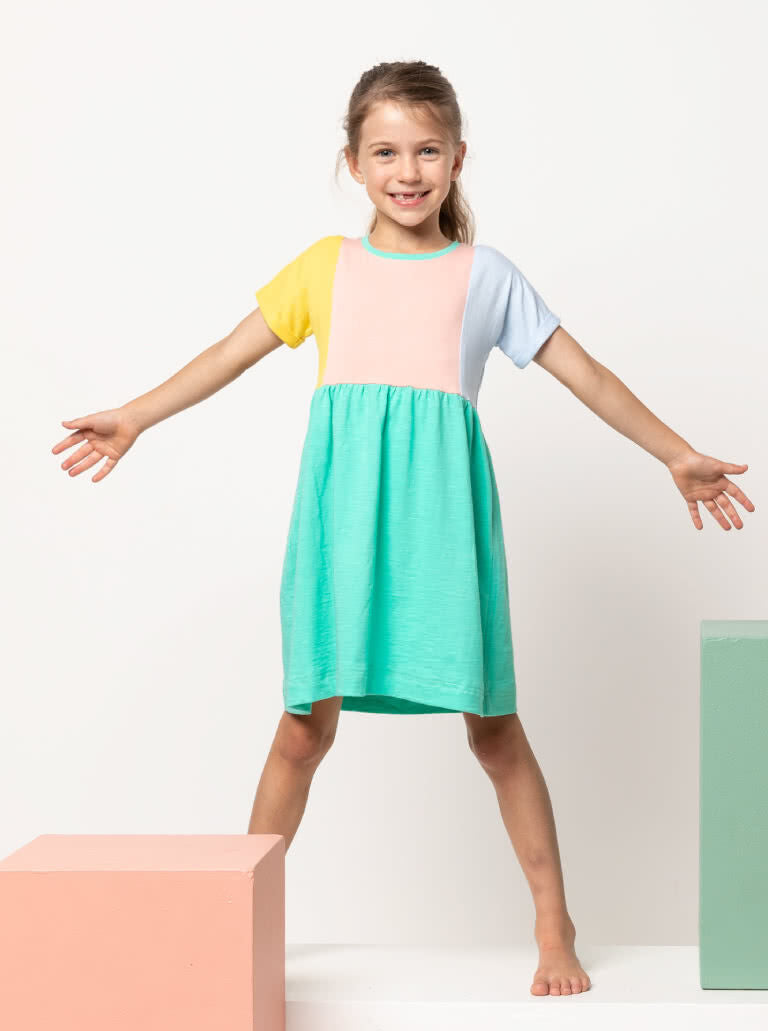 Style Arc - Lacey Kids Dress Pattern (UK Kids 1-8)