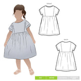 Style Arc - Lacey Kids Dress Pattern (UK Kids 1-8)