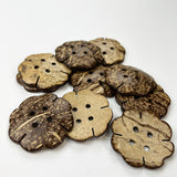 Pack of 10 Large Coconut Buttons (50mm)