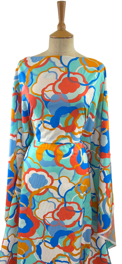 Pima Cotton Lawn - Oceans Coral