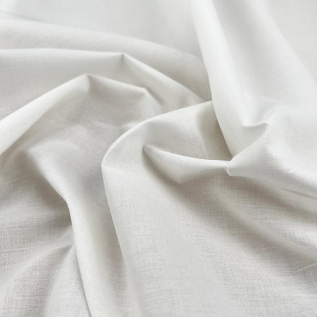 Lawn 138 Cotton Off White Fine Woven Shirting Fabric