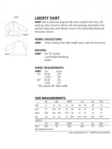 The Sewing Workshop - Liberty Shirt Pattern