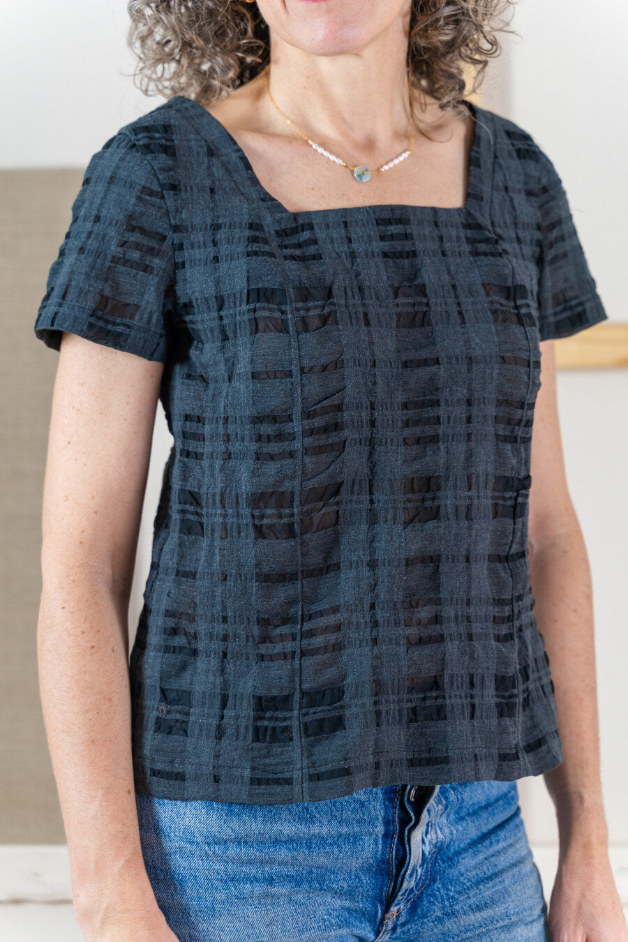 Liesl + Co - Laureles Square-Neck Top & Dress Pattern