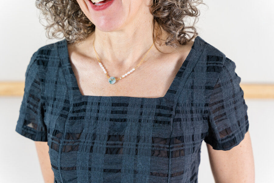 Liesl + Co - Laureles Square-Neck Top & Dress Pattern