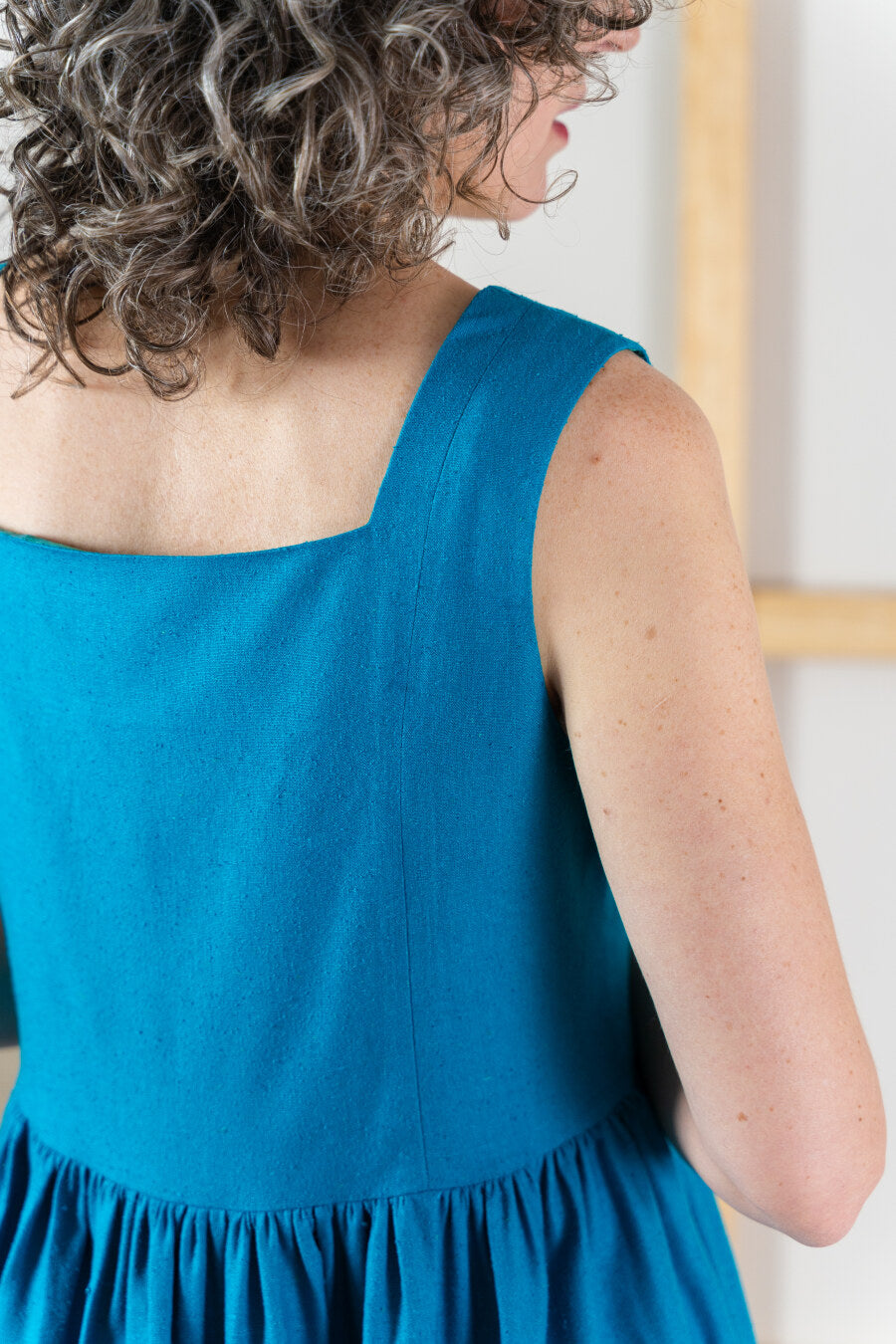 Liesl + Co - Laureles Square-Neck Top & Dress Pattern