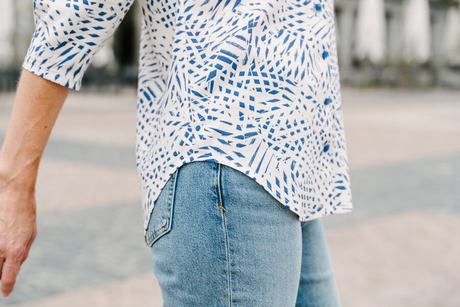 Liesl + Co - Geneva V-Neck Blouse Pattern