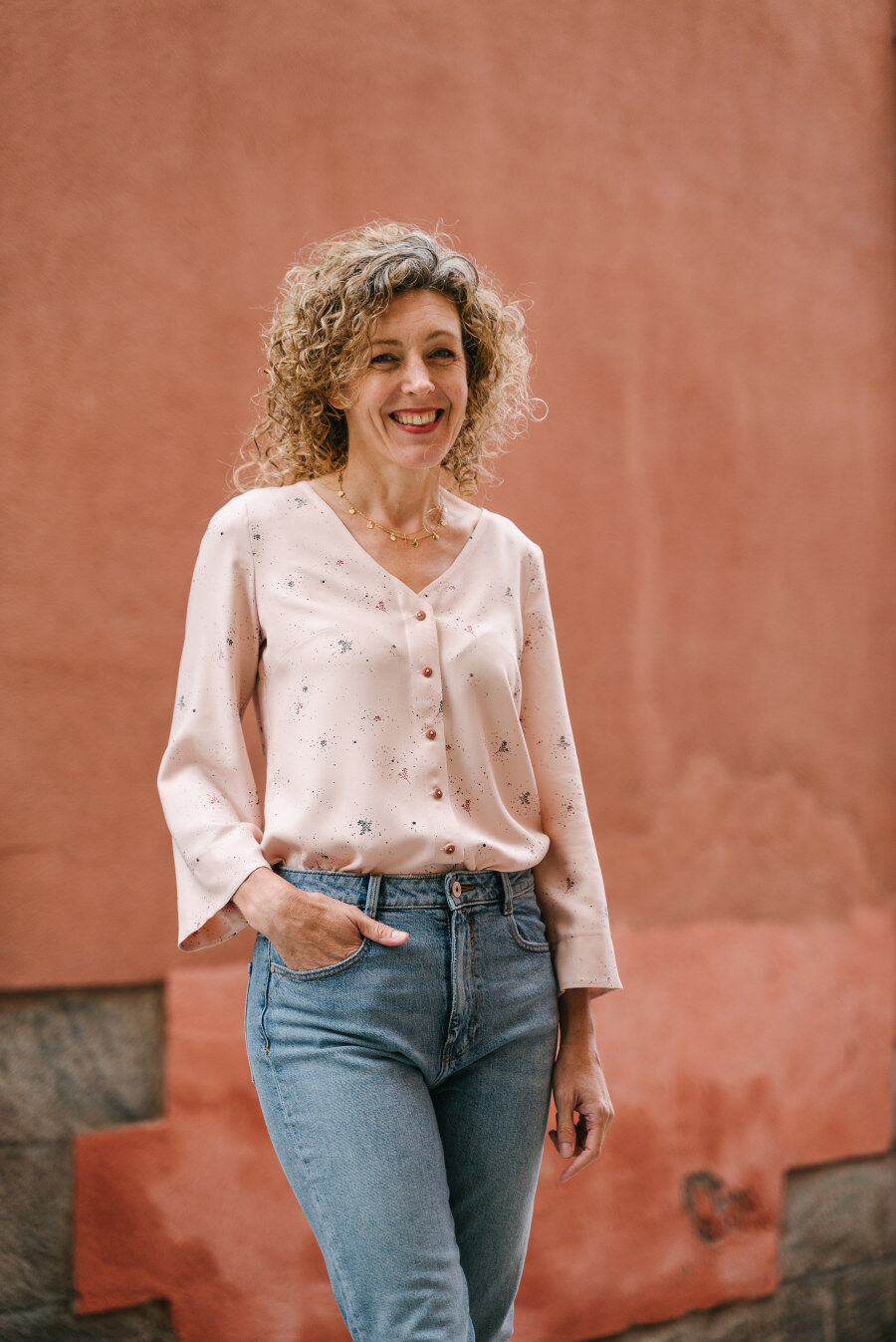 Liesl + Co - Geneva V-Neck Blouse Pattern