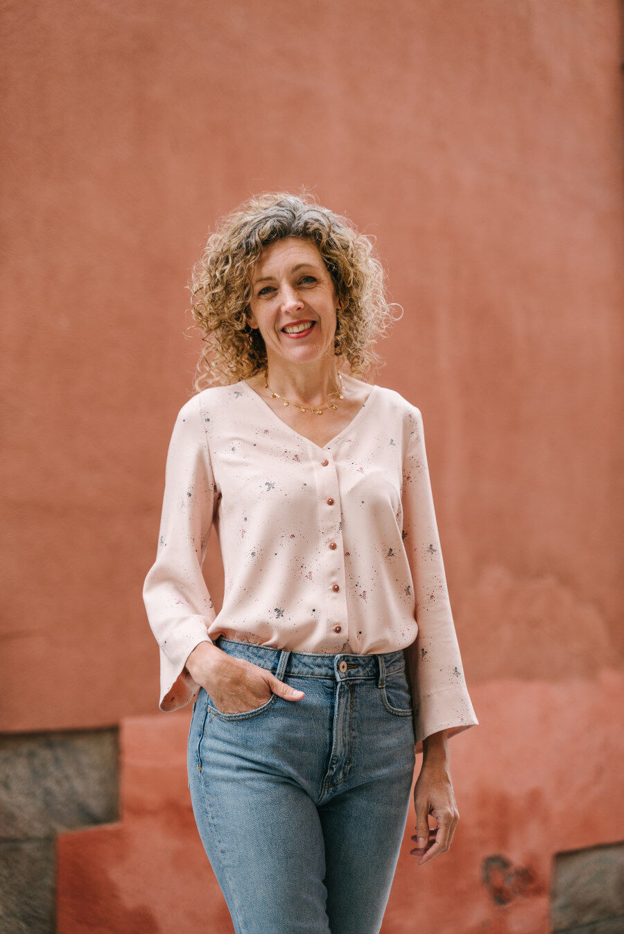 Liesl + Co - Geneva V-Neck Blouse Pattern