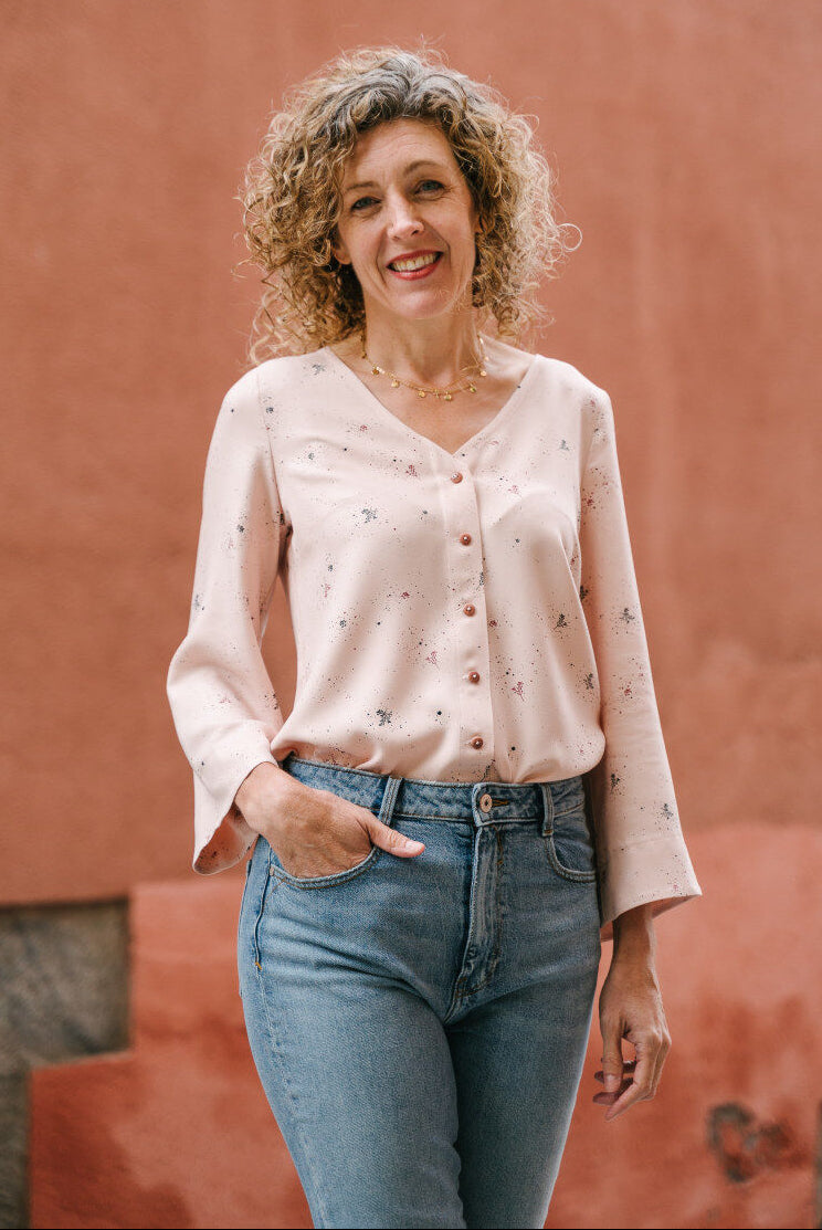 Liesl + Co - Geneva V-Neck Blouse Pattern
