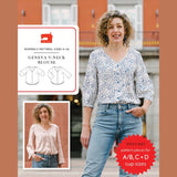 Liesl + Co - Geneva V-Neck Blouse Pattern