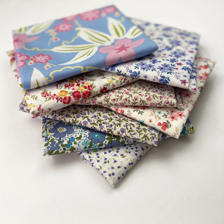 Craft Cotton Fat Quarter Bundle - Lilac/Pink