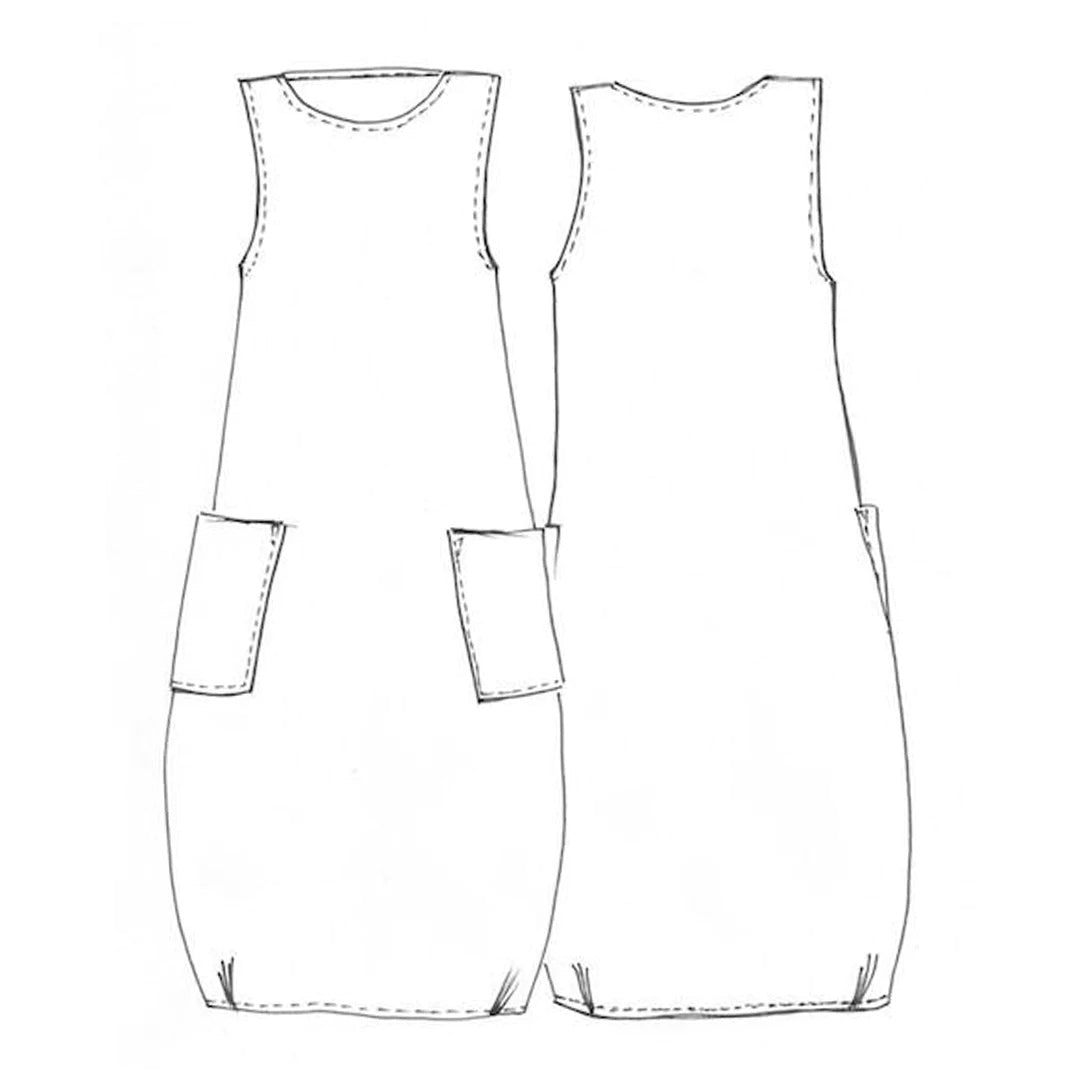 Tessuti - Lily Linen Dress Pattern (UK 16-22)