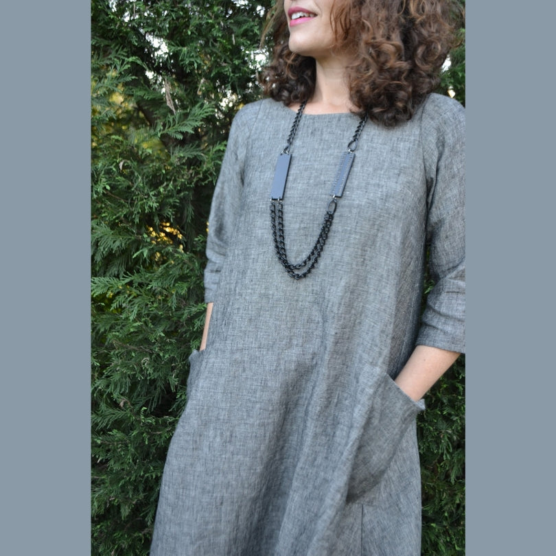 Lily Linen Dress Tessuti 1