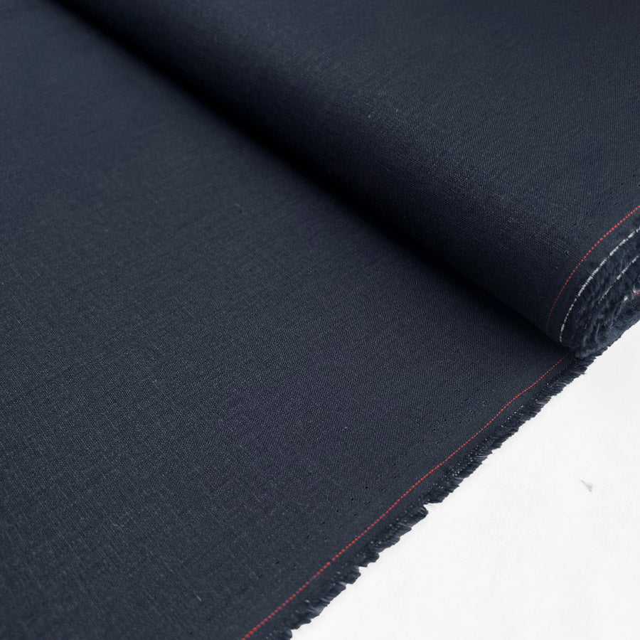 Linen Fusion - Navy