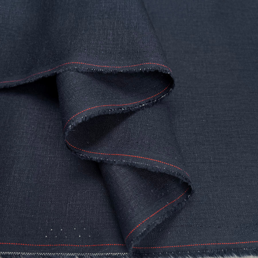Remnant - Linen Fusion - Navy (0.5m)