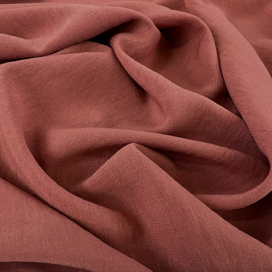 Linen Look - Dusky Coral