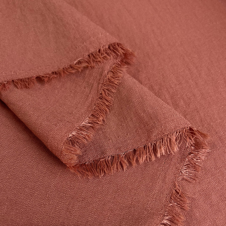 Linen Look - Dusky Coral
