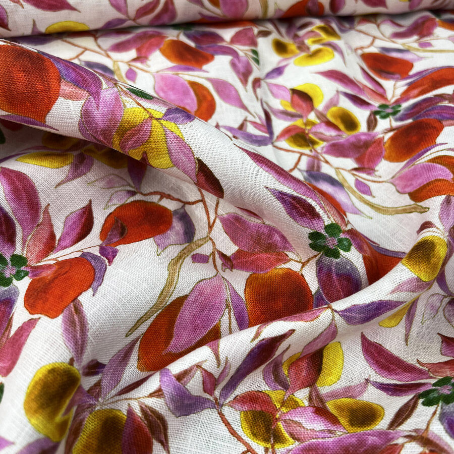 Painted Fruit Linen