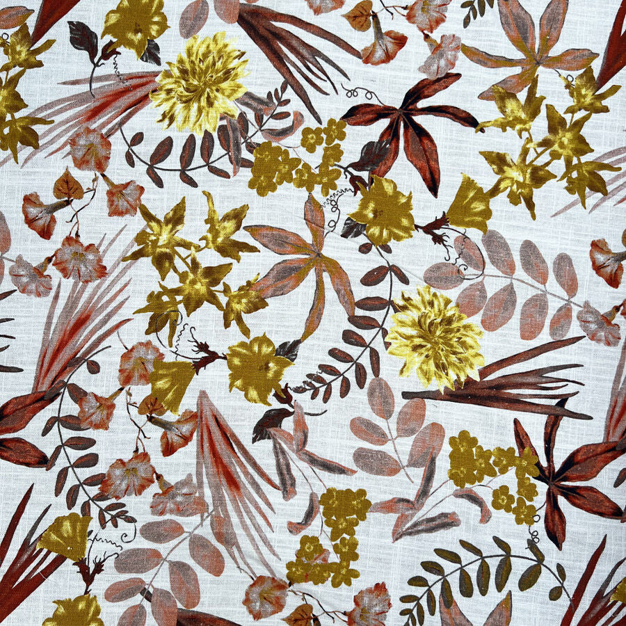 Linen Viscose Slub - Golden Harvest