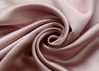 Liquid Pink Satin Polyester Dress Fabric Cud