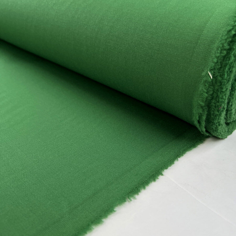 Lombardy Green Wool Italian Twill Weave Suiting Fabric Roll