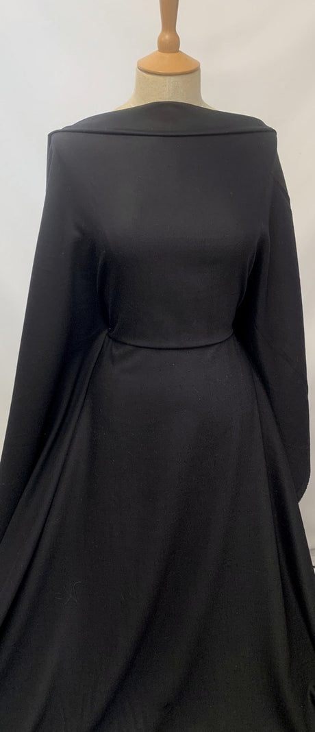 Looking Good Dark Navy Wool Poly Elastane Suiting Dress