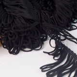 Loop Fringe Trim - Black