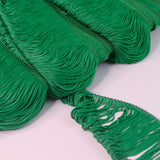 Loop Fringe Trim - Green