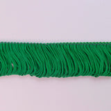 Loop Fringe Trim - Green