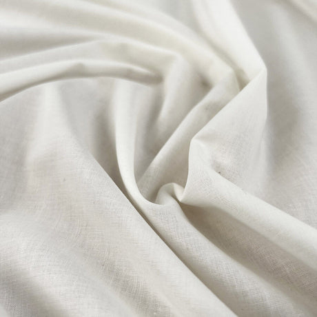 Lovely Lawn Pale Cream Cotton Plain Woven Dress Fabric