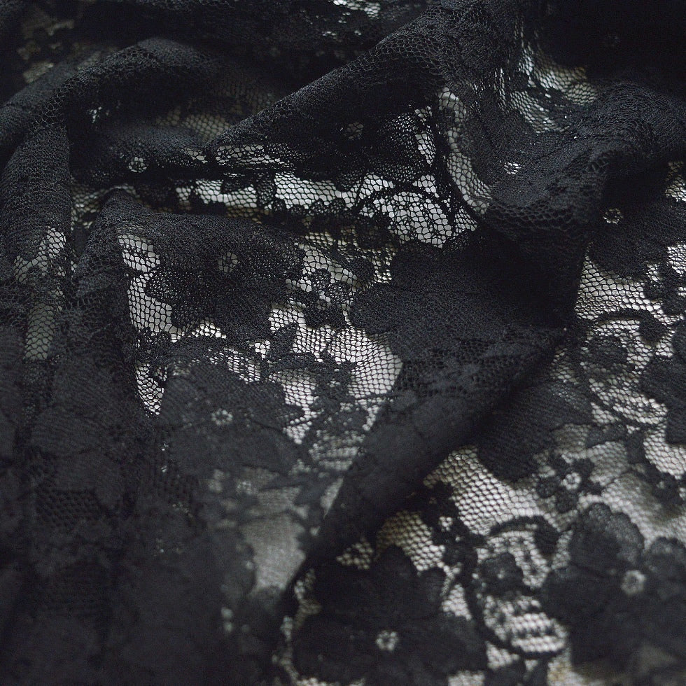 Stretch Black Dress Lace