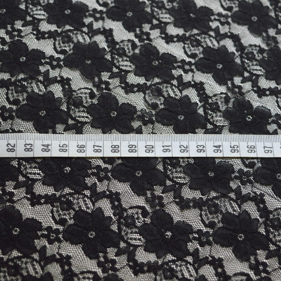 Stretch Black Dress Lace