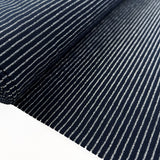 Remnant - Lurex Striped Jersey - Navy (0.75m)