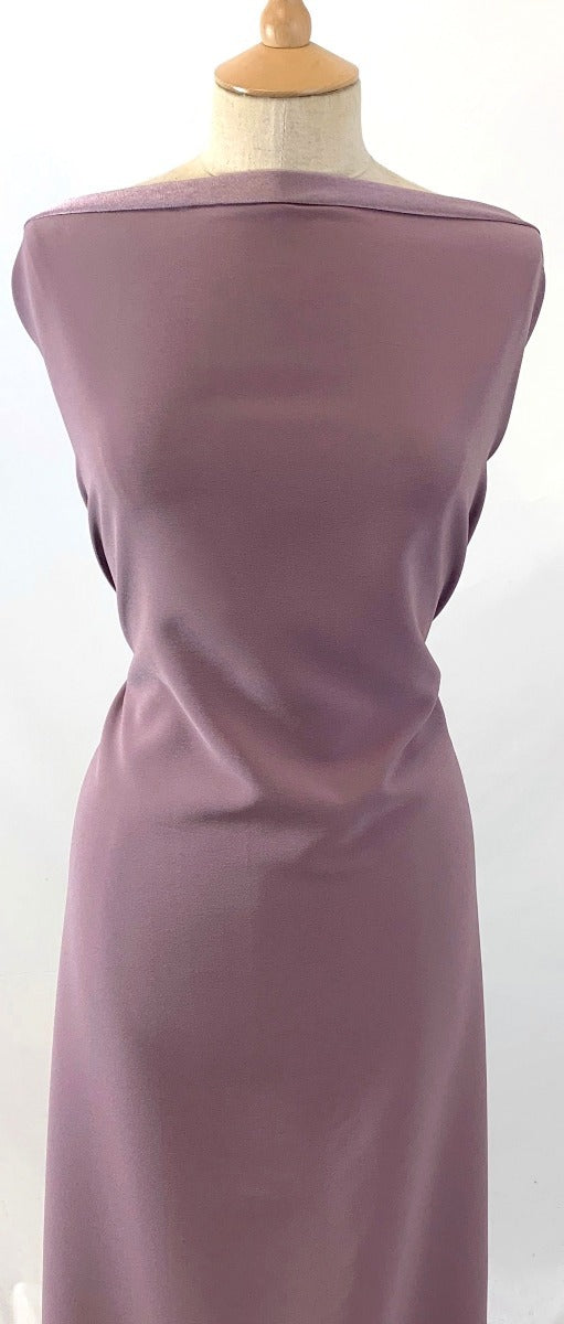 Luxury Satin Backed Crepe - Dusky Pink