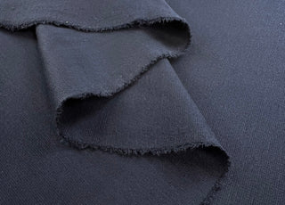 Luxury Ponte New Navy Oeko Tex Dressmaking Fabric Fold